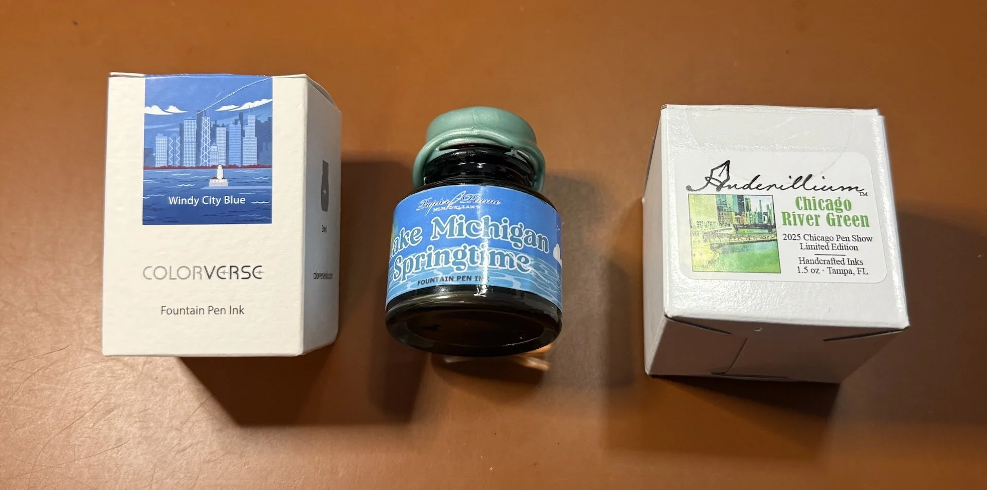 A Trio of 2025 Chicago Pen Show Inks — The Pen Addict